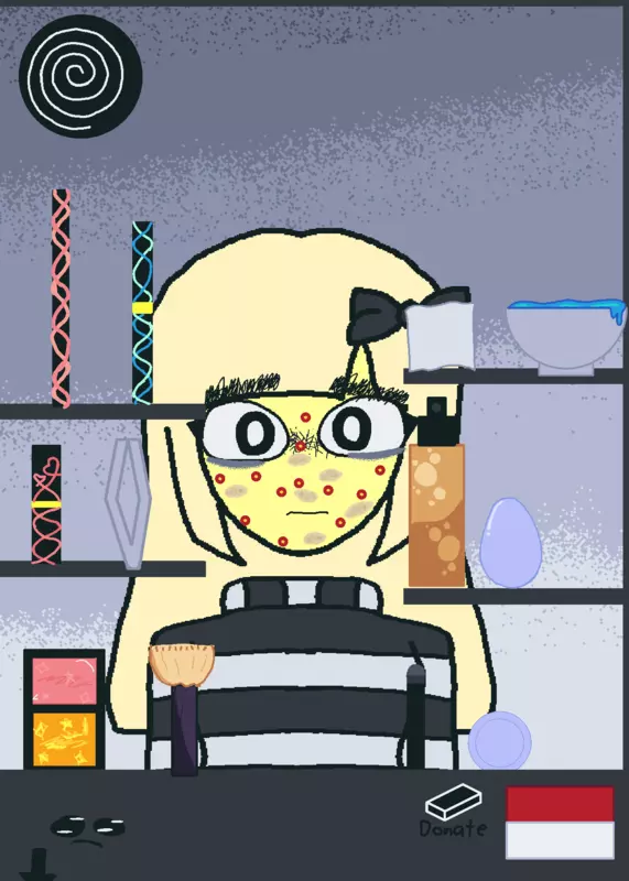Mia's make up time! by @BRIGHT_EYES25