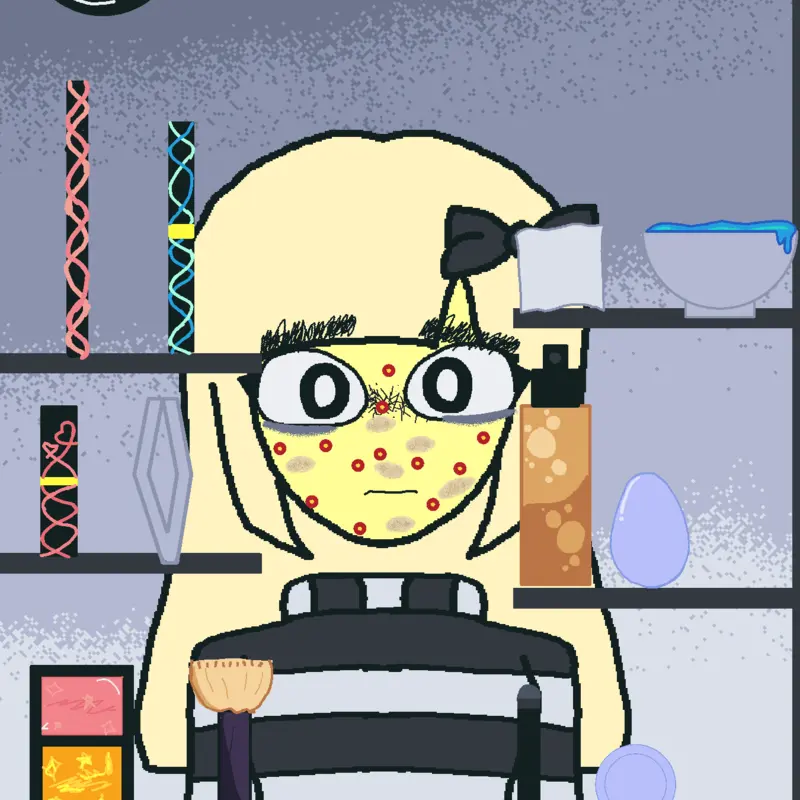 Mia's make up time! by @BRIGHT_EYES25
