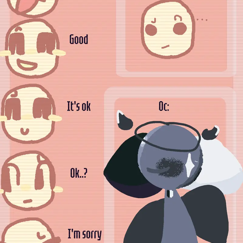 ;3 made my oc in 1 hour by @bloomieee