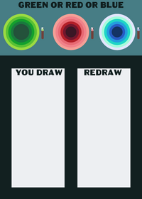 Green or red or blue