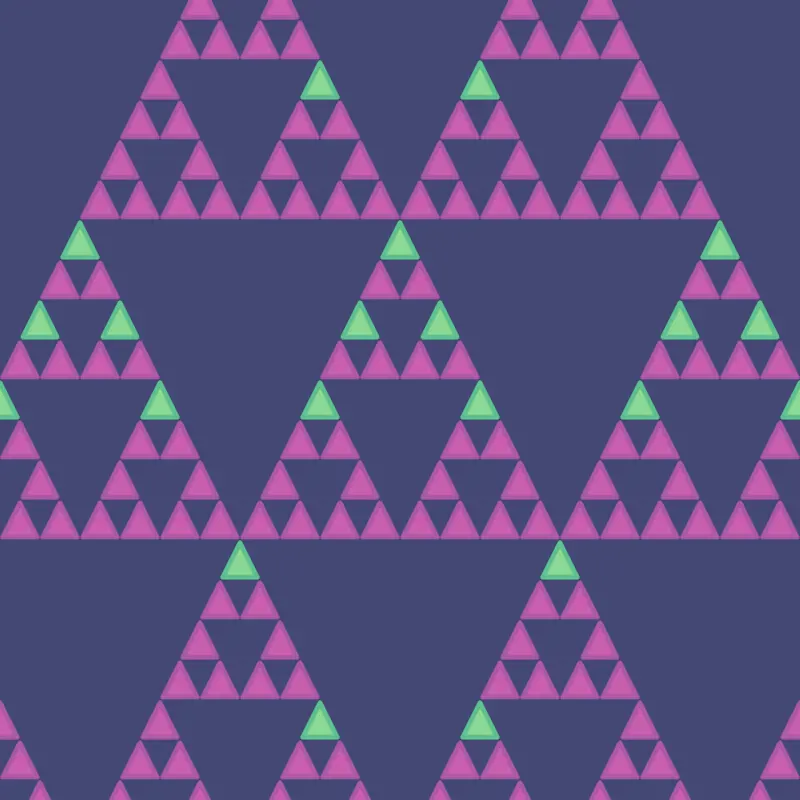 Spierkinski's Triangle by @EstelaMaribel