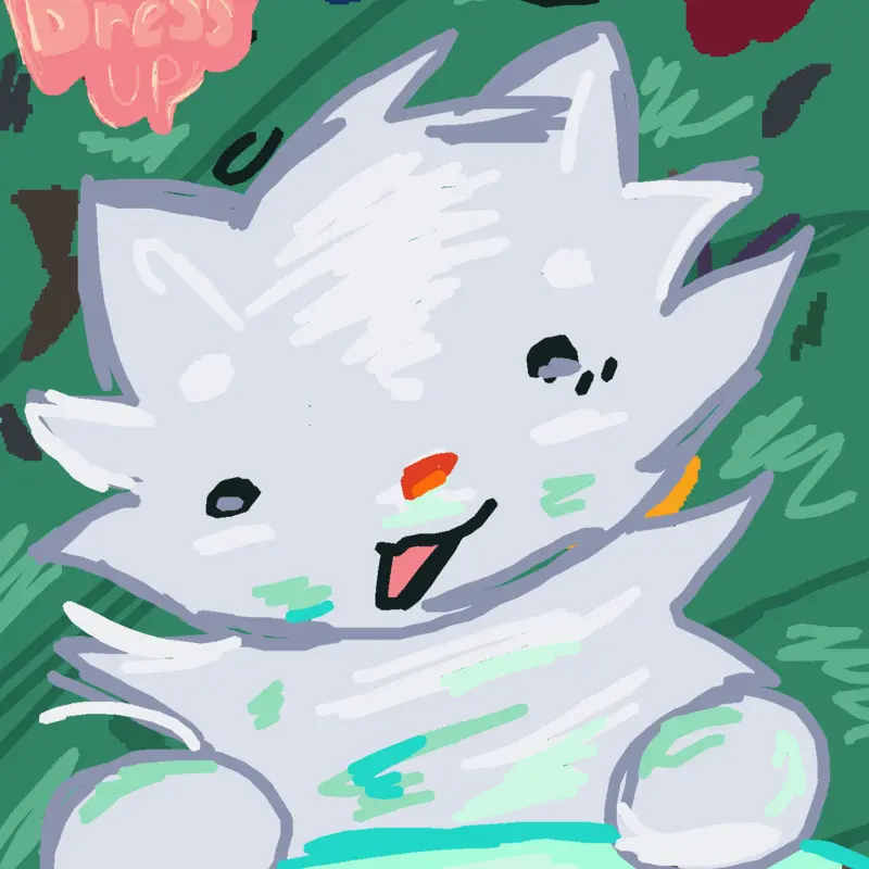 Dress up cute cat by @Michkit5