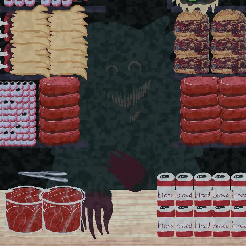 Creep Ðąmłą Ĉẹřęẓ̌ Horror Mukbang Blood by @DamlaCerez