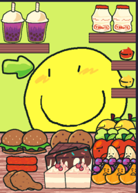Yellow face and Purple face MUKBANG!☆