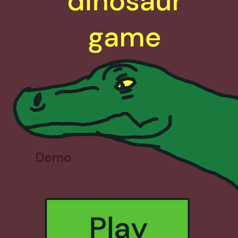 Random dinosaur game by @red_animations