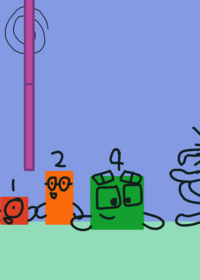 Numberblocks on Algodoo!