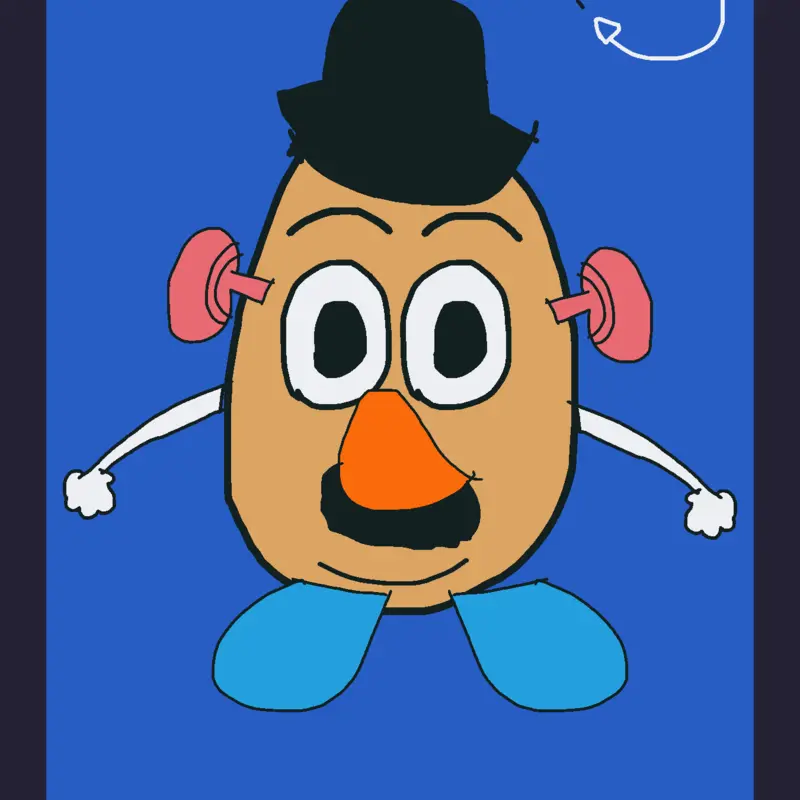 Mr. Potato by @Gustavogomesconta2