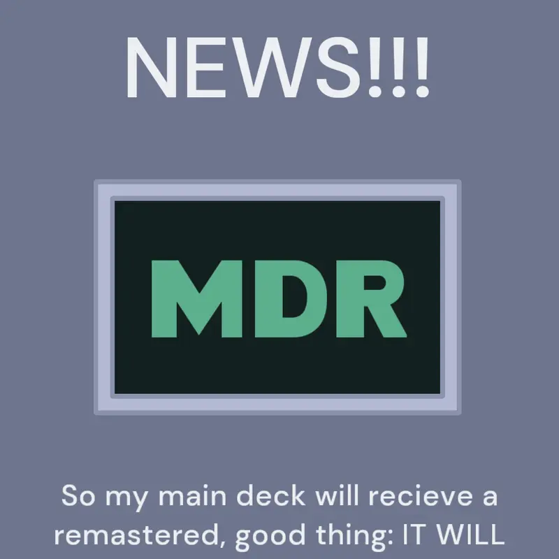 New Main Deck News! by @TetenAnimationz