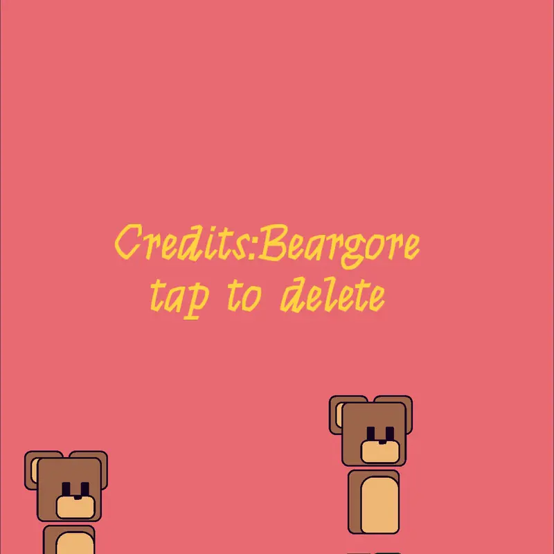 Scrapped superbear credits by beargore by @itsmetvsir