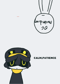Calm,patience