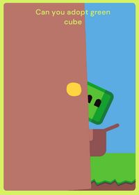 Adopt green cube