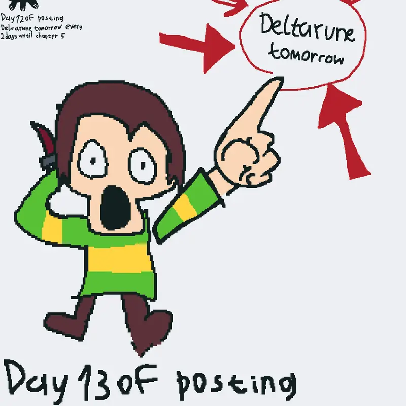deltarune tommorow 13 by @KostyaZabegin
