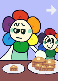Dandy é seu filho foram comer juntos