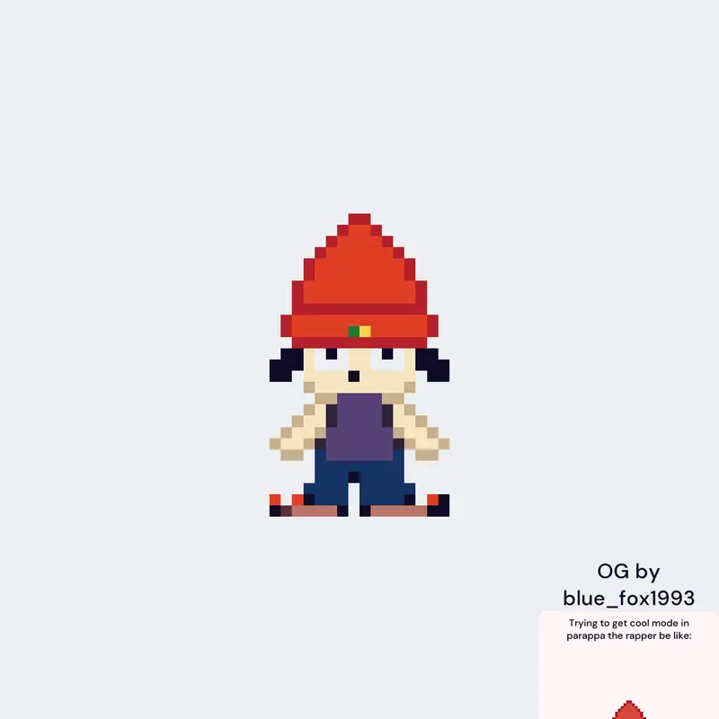 Parappa The Rapper by @mateoburgos
