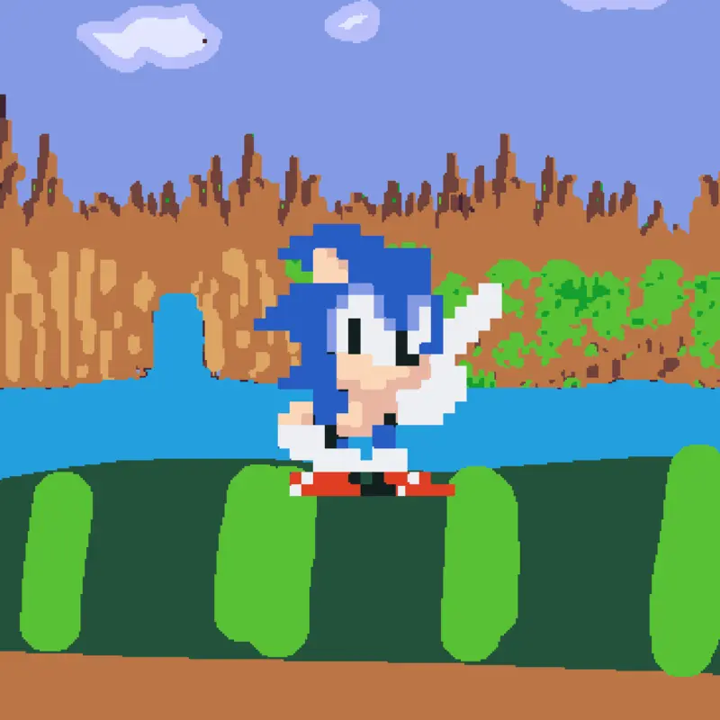 Sonic 1 sprites by @Andres_12_JRT