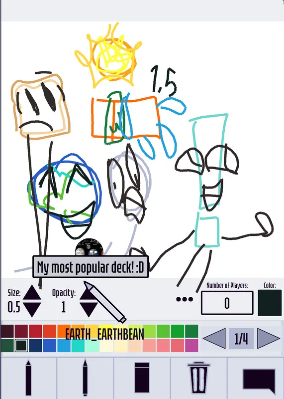 Drawing with multiplayer 2..v2? by @EARTH_earthbean