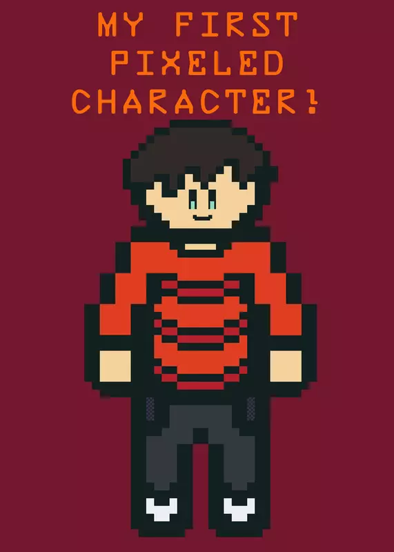My first Pixel Charakter! by @steve_lol67