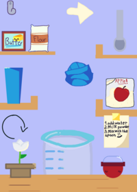 Help Gigi to make milk for toodles!