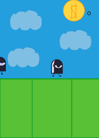 Endless platformer