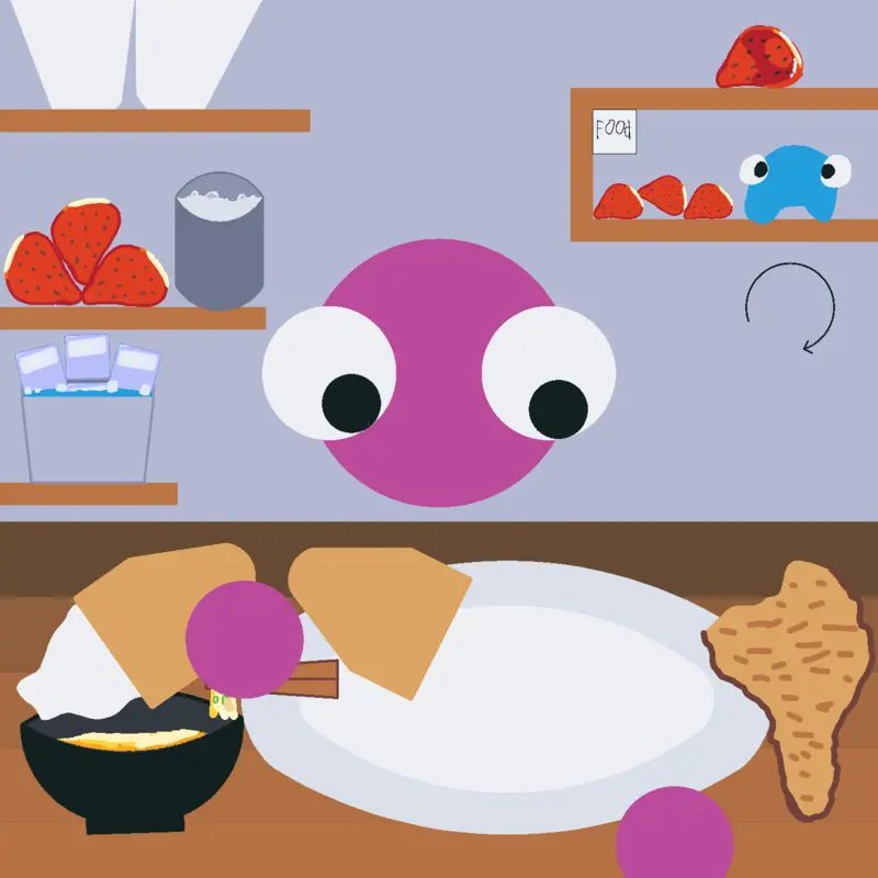 Pib and tib eat by @BidoTheAilen
