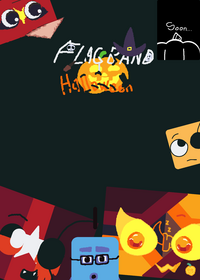 Flag band Halloween (add flag your want)...