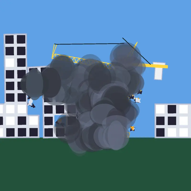 Building destruction test by @danny__