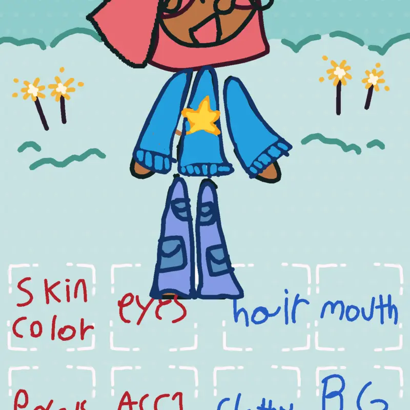 Dress up girl snowman kit by @tadcfanidk