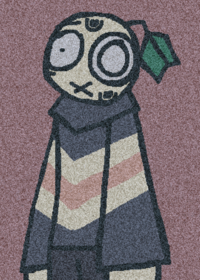So like… one of the voices is like- heh...