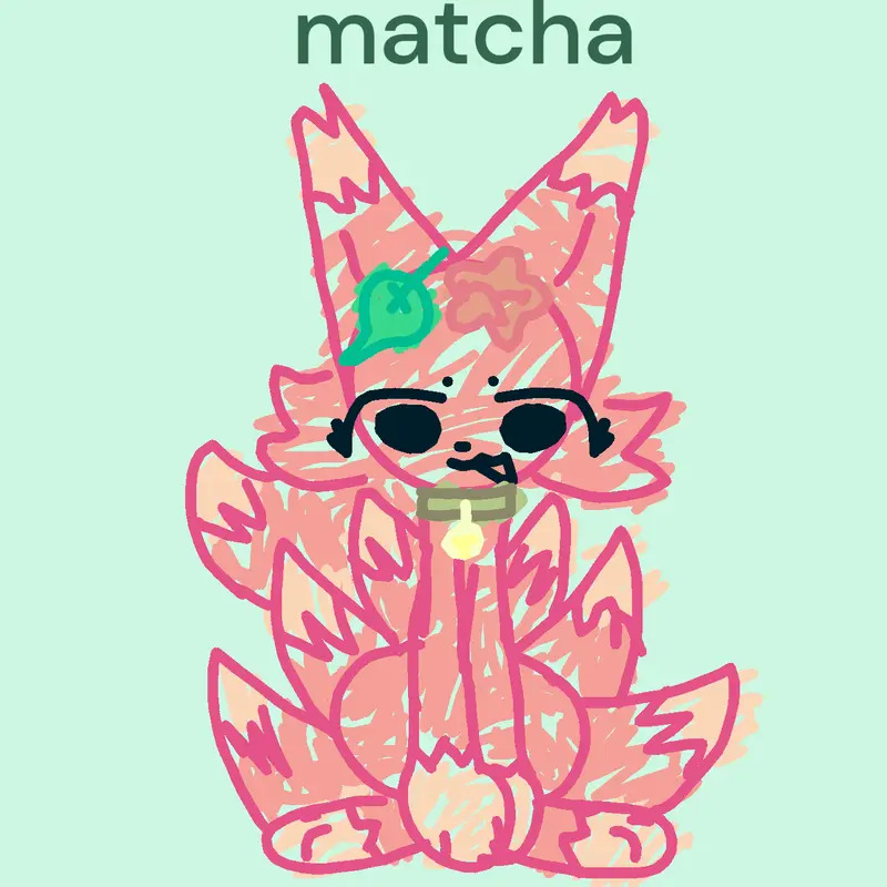 Kitsune matcha by @fluffys_account15