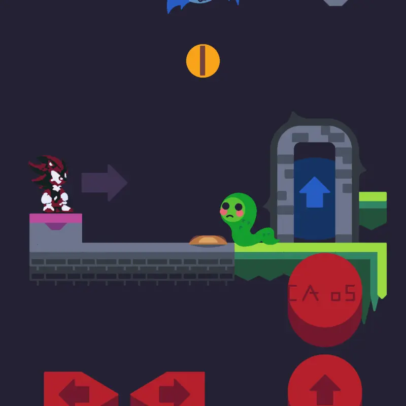 Shadow the platformer by @hello_dude