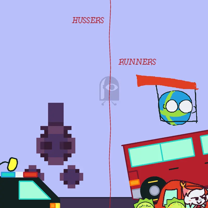 husser vs runners by @BuckDogg