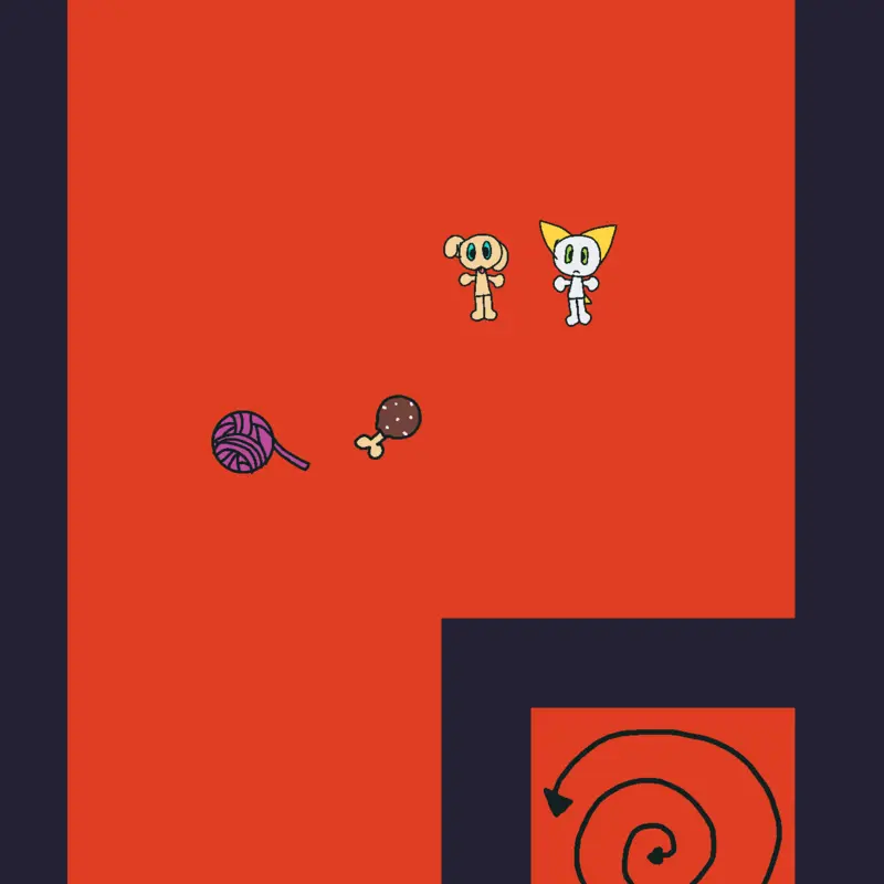 pollo play time by @toastdog