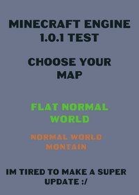 Minecraft engine test