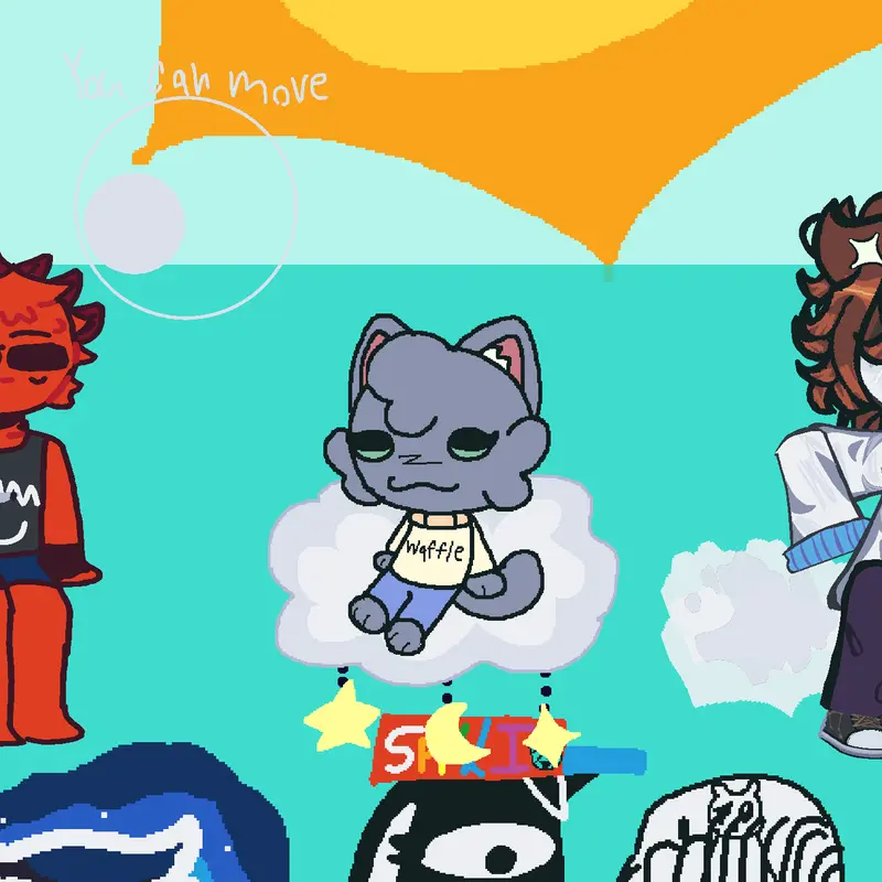 Draw Your OC In A Cloud by @8notJayden