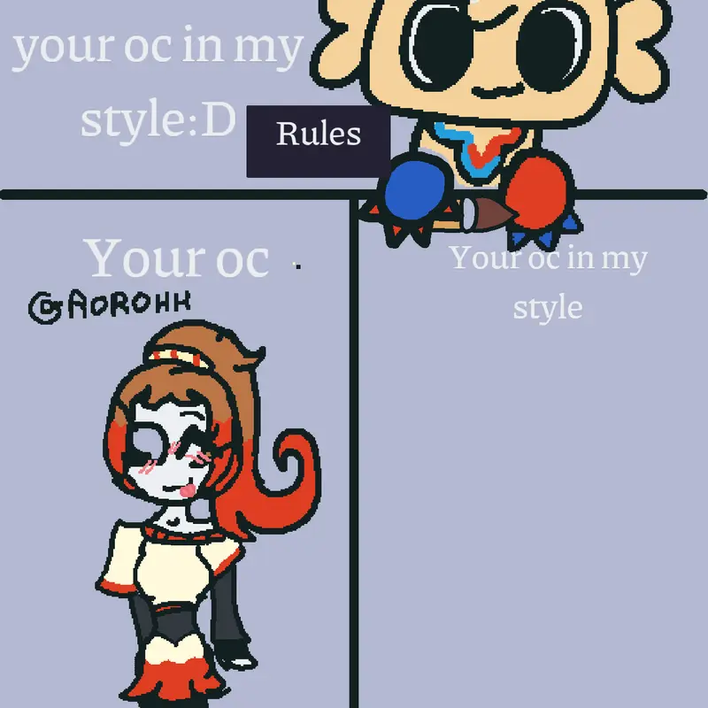 My oc! by @Rorohh