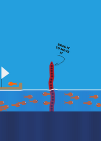 Eat fishy's as a tentacle Simulator