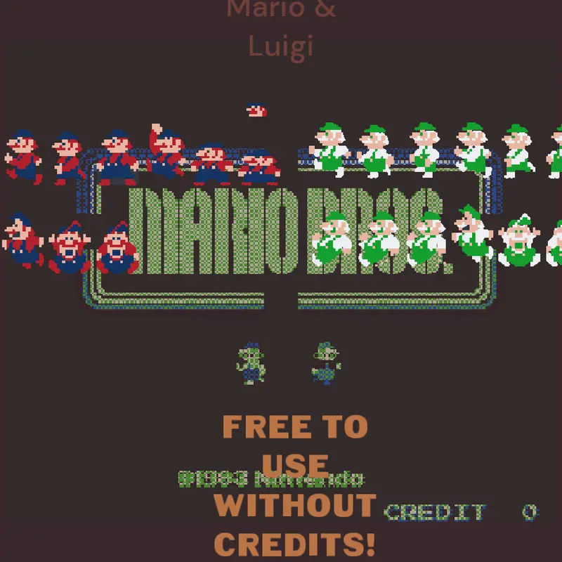 Mario Bros. (Alcade) Sprites (wip) by @Pearlybro