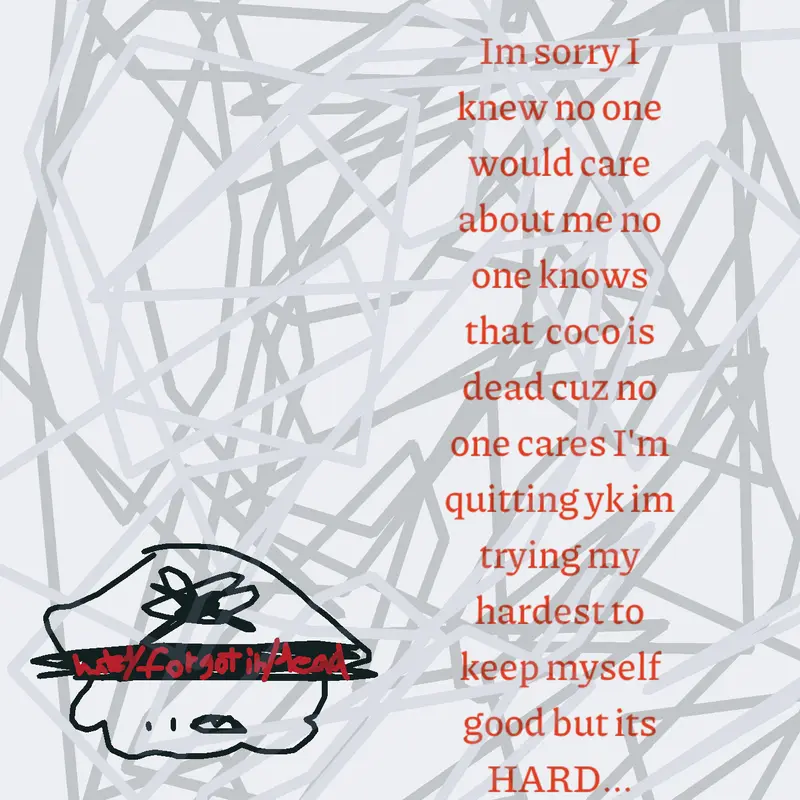 Im sorry coco is dead by @coco_the_kitOG