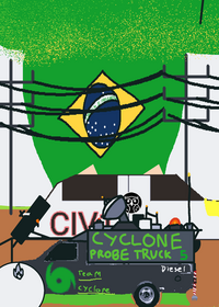 Cyclone probe truck 5 and CIV-1vs brazil