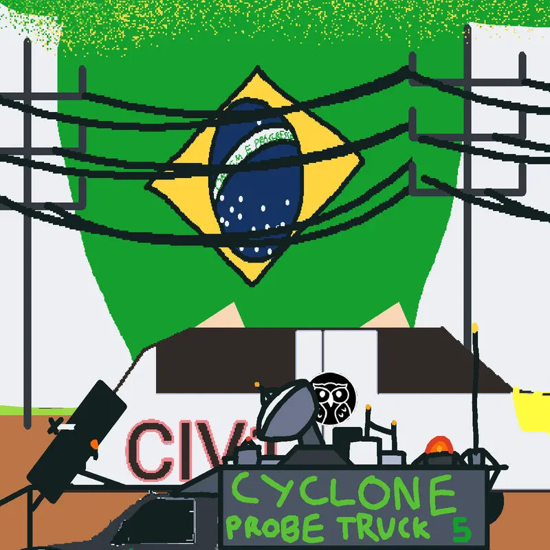 Cyclone probe truck 5 and CIV-1vs brazil by @albertyeoh
