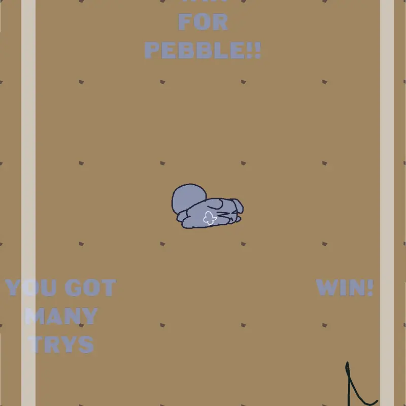 Pebbles mini game by @gniyDrecaCenoB_backwards