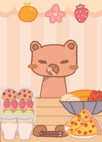 Capybara mukbang :3 credits to coocie for...
