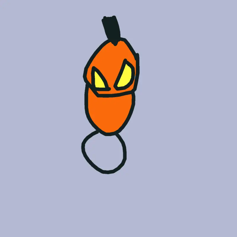 gemmy pumpkin door kncoker by @drawingcartoons2019