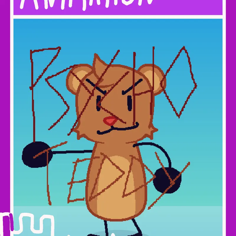 Psycho Teddy - Animation by @LuAnimates