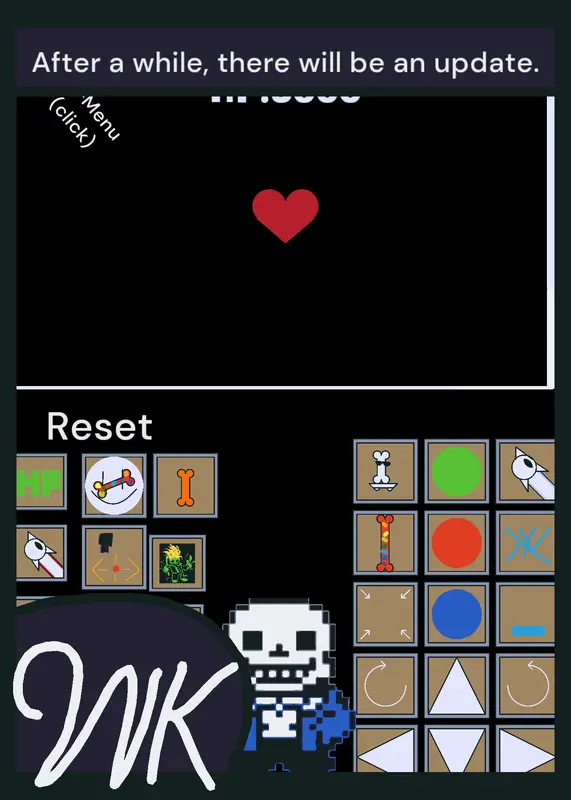 Sans battle! (Undertale WK) by @Willink