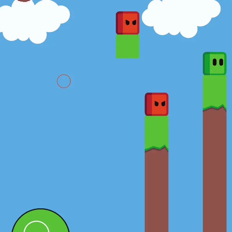 Save the green cube now! by @Agamisback