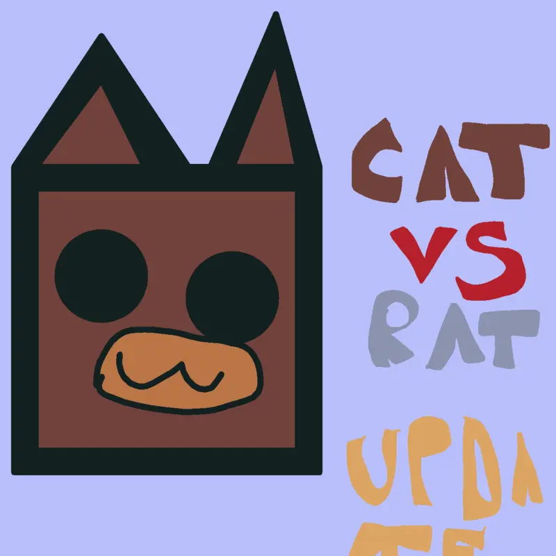 Cat vs rat by @teletubbiesdendin