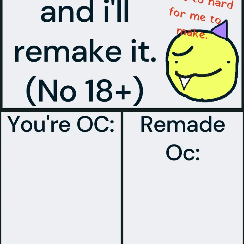 Remaking you're ocs! by @Me0wz