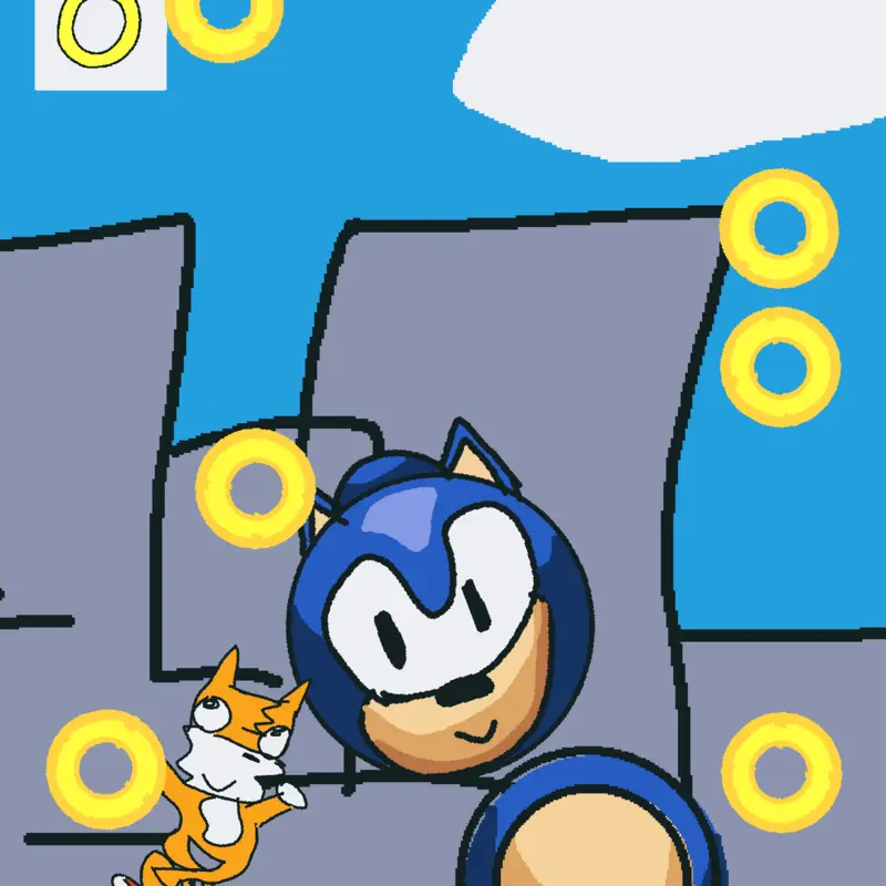 Sonic by @Drabthespritter2be5