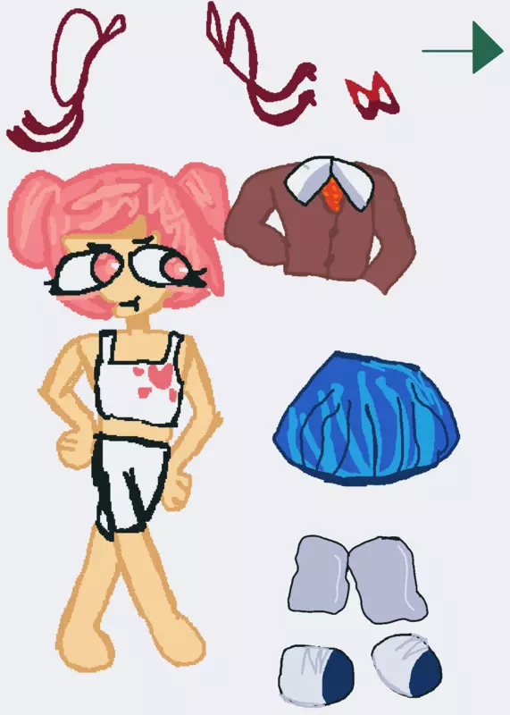 Natsuki dress up by @callme_yuri3